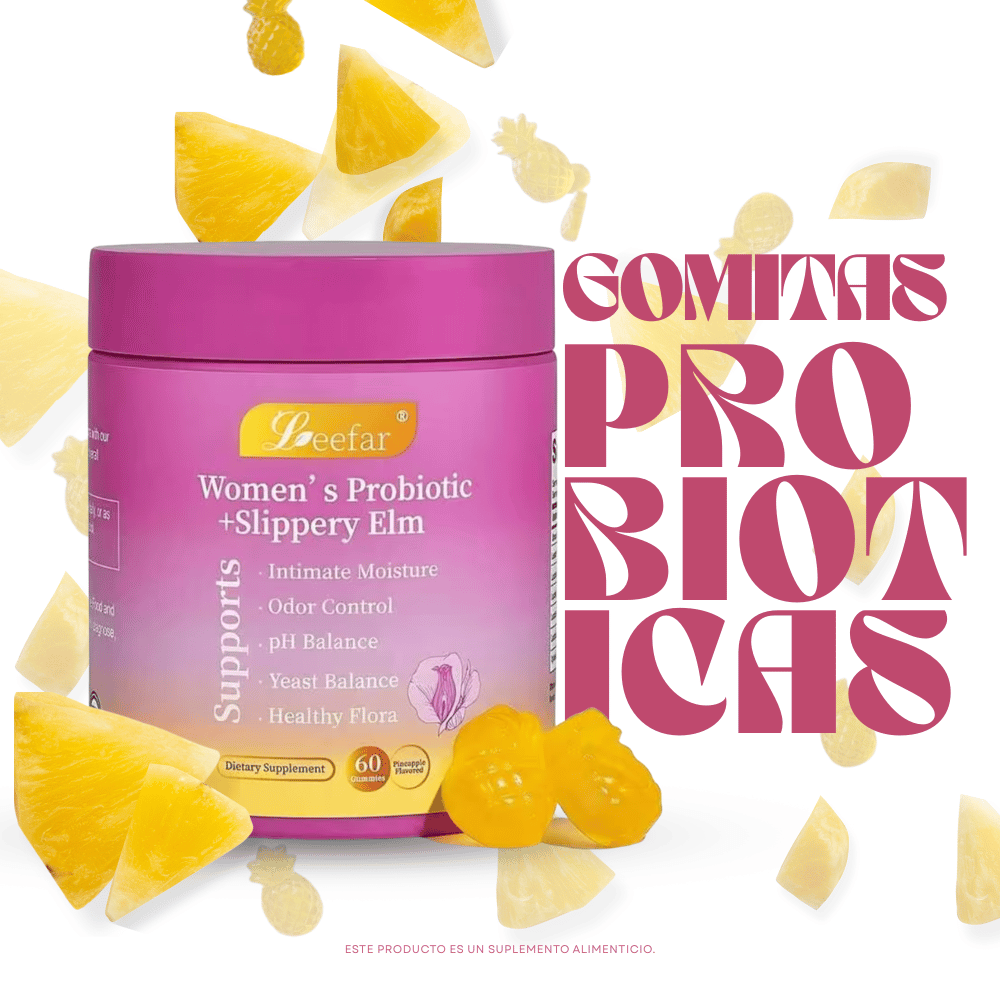 Gomitas Probióticas de Piña — Frescura y Equilibrio Íntimo
