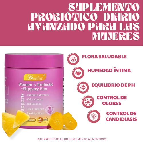 Gomitas Probióticas de Piña — Frescura y Equilibrio Íntimo