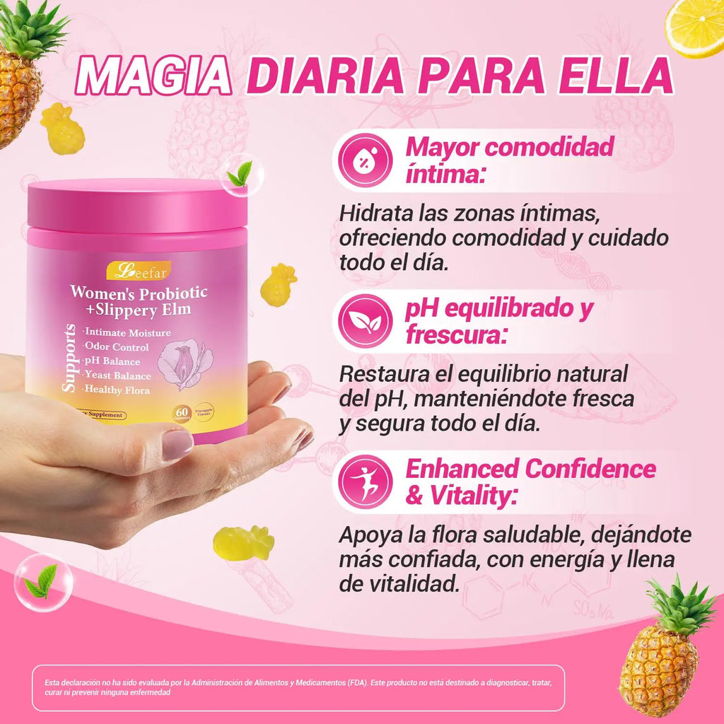 Gomitas Probióticas de Piña — Frescura y Equilibrio Íntimo